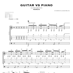 Guitar VS Piano – TABS
